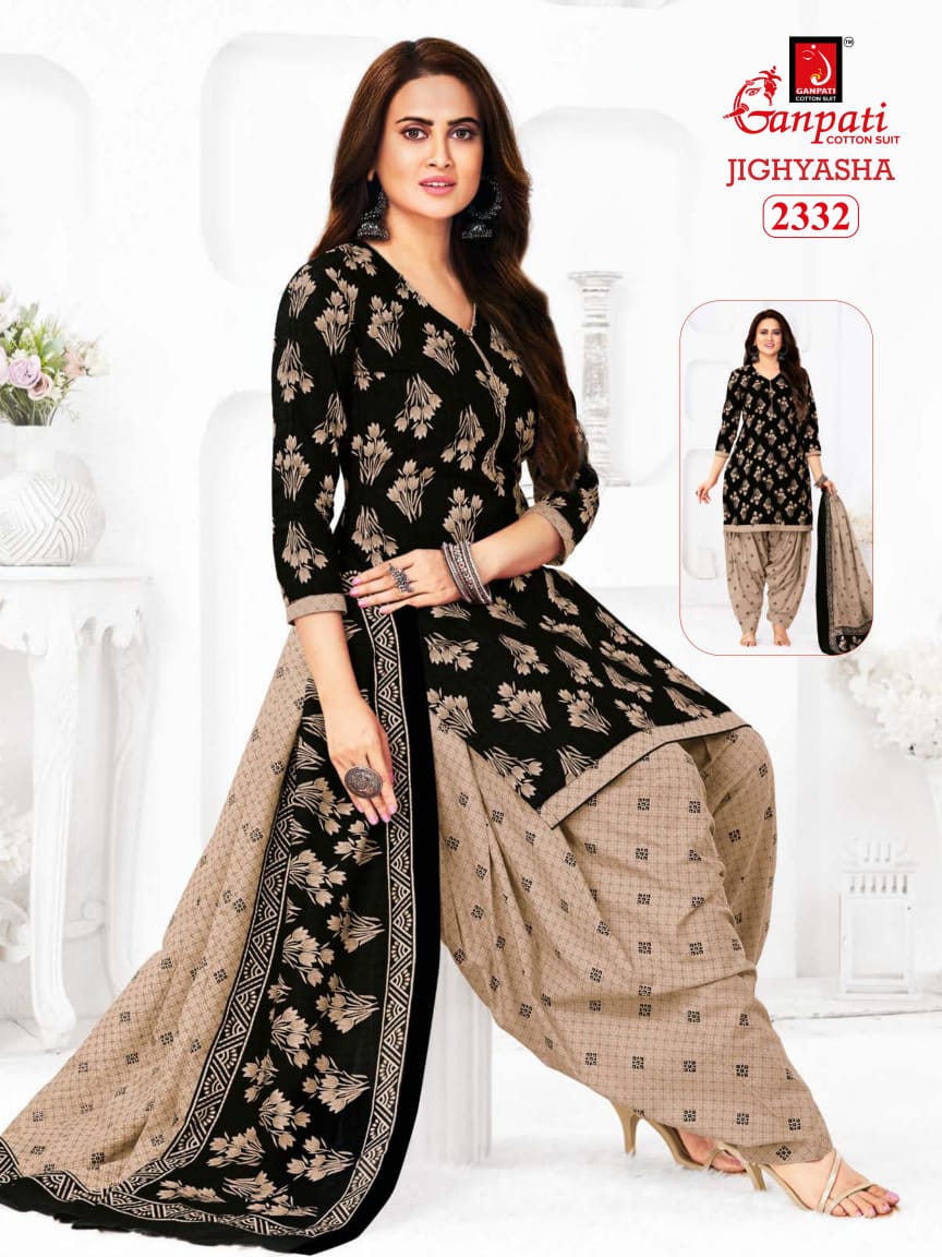 Jighyasha 23 By Ganpati Cotton Printed Dress Material Suppliers In India